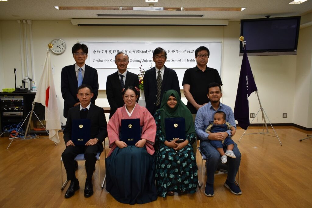 令和7年度9月修了生学位記伝達式を挙行しました