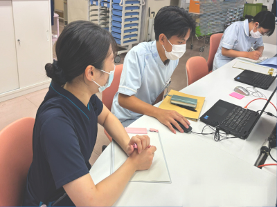 看護学専攻2年生の基礎看護学実習02_R0808