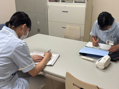 看護学専攻2年生の基礎看護学実習03_R0808