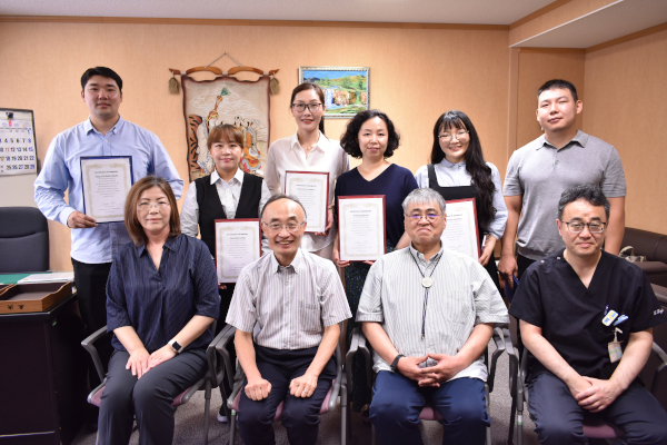 モンゴル国立医科学大学短期留学生-研修修了式_R080824