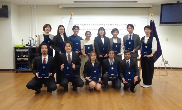 令和8年度9月修了生学位記伝達式